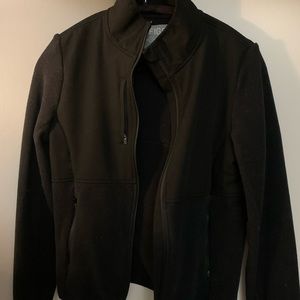 Figs black fleece jacket